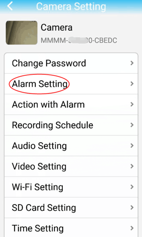 Enable E-mail alarm alerts, app push notification,SD recording when motion is detected